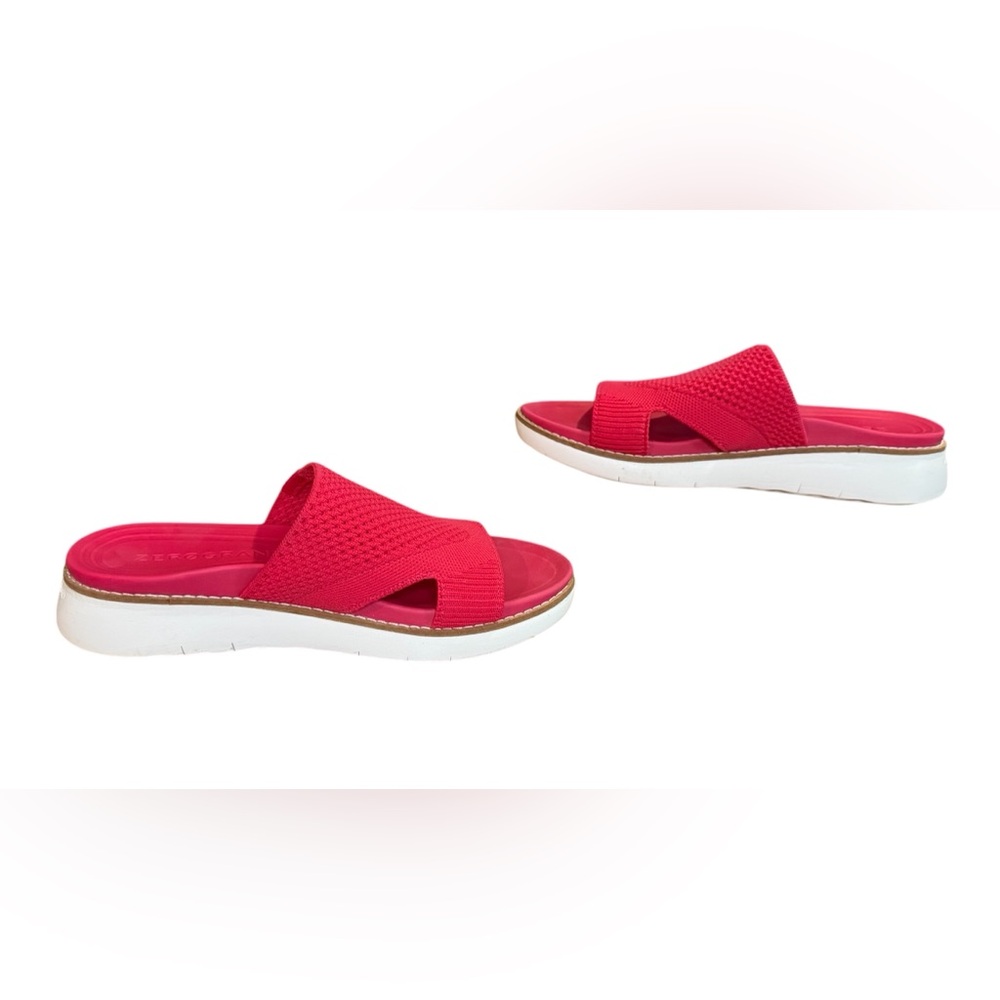 Cole Haan Zerogrand Global Stitchlite Slide Sandals Red Women’s Size 6.5 - Picture 5 of 8